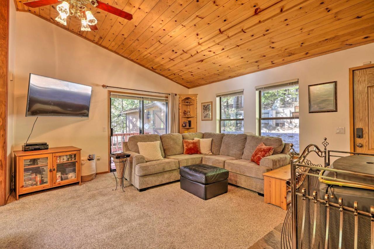 Quiet Twain Harte Cabin With Deck And Forest Views! Eksteriør billede