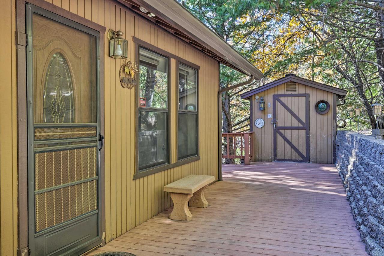 Quiet Twain Harte Cabin With Deck And Forest Views! Eksteriør billede